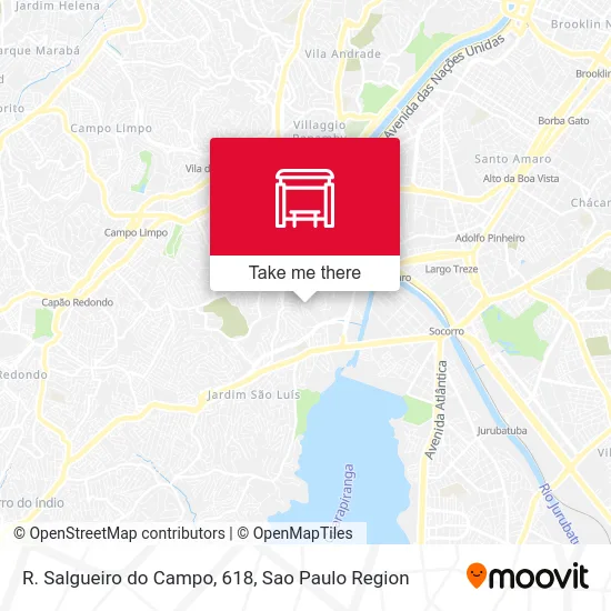 R. Salgueiro do Campo, 618 map