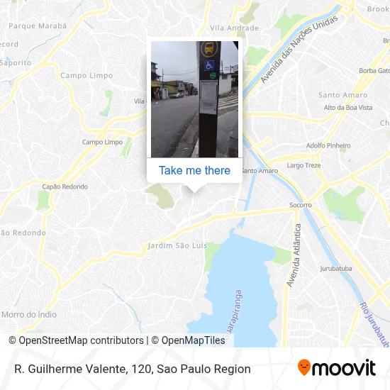 R. Guilherme Valente, 120 map