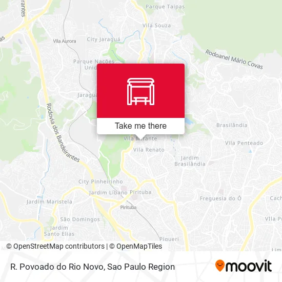 R. Povoado do Rio Novo map