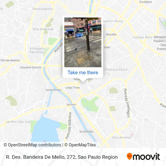 R. Des. Bandeira De Mello, 272 map