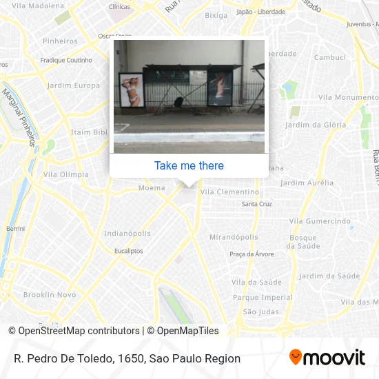 R. Pedro De Toledo, 1650 map