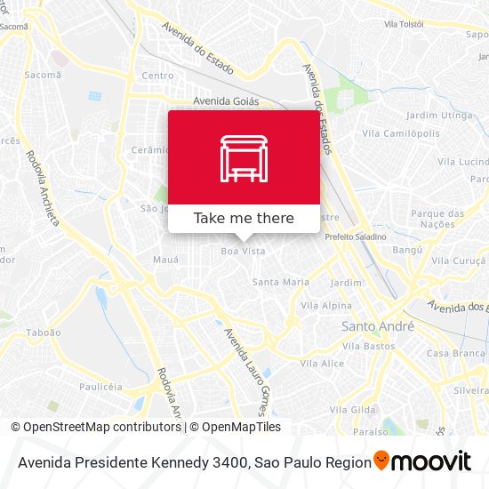 Avenida Presidente Kennedy 3400 map