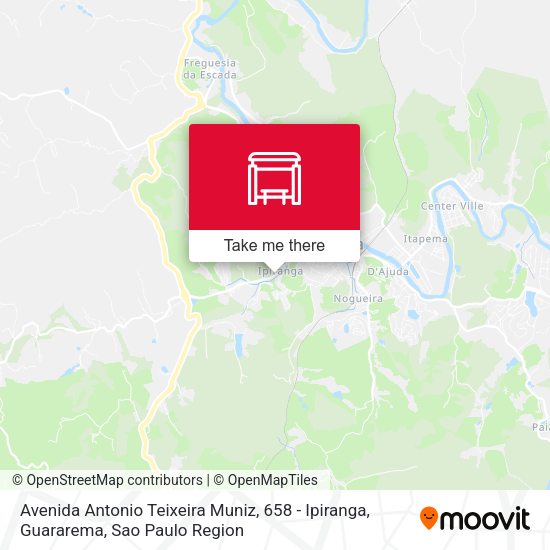 Avenida Antonio Teixeira Muniz, 658 - Ipiranga, Guararema map