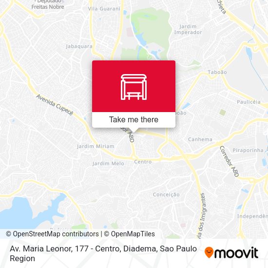 Av. Maria Leonor, 177 - Centro, Diadema map