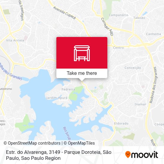 Estr. do Alvarenga, 3149 - Parque Doroteia, São Paulo map