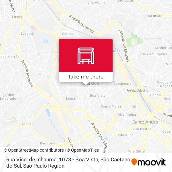 Rua Visc. de Inhaúma, 1073 - Boa Vista, São Caetano do Sul map