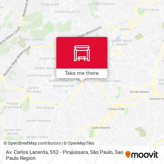 Av. Carlos Lacerda, 552 - Pirajussara, São Paulo map