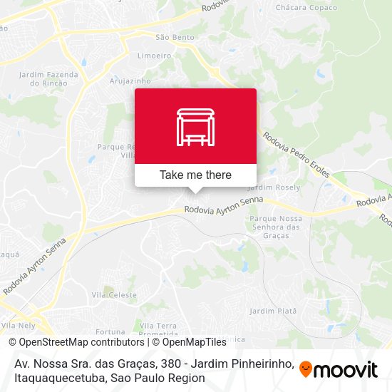 Av. Nossa Sra. das Graças, 380 - Jardim Pinheirinho, Itaquaquecetuba map