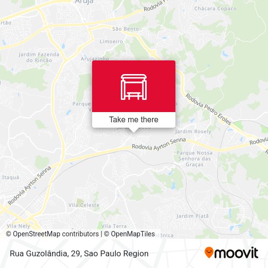 Rua Guzolândia, 29 map