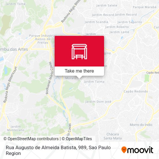 Rua Augusto de Almeida Batista, 989 map