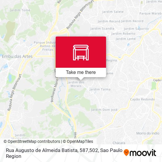 Rua Augusto de Almeida Batista, 587,502 map