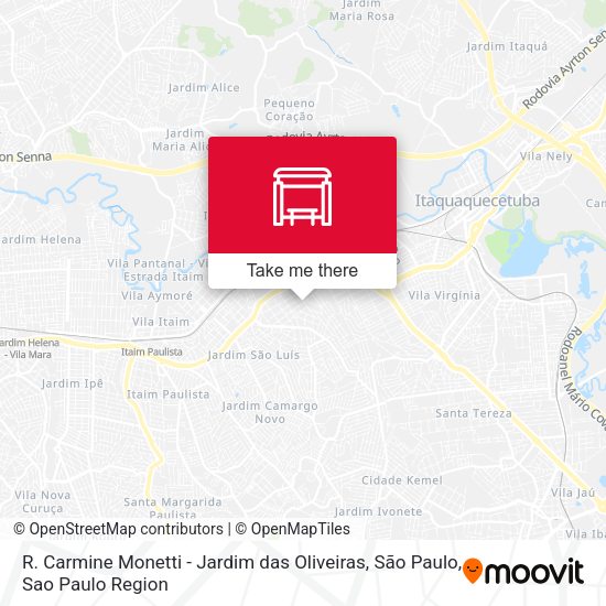 R. Carmine Monetti - Jardim das Oliveiras, São Paulo map