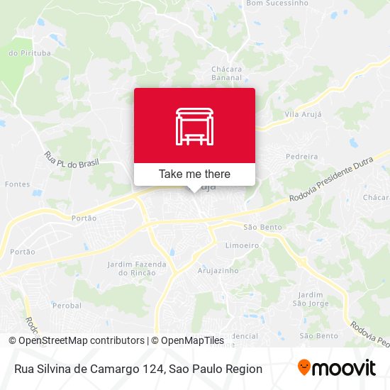 Rua Silvina de Camargo 124 map