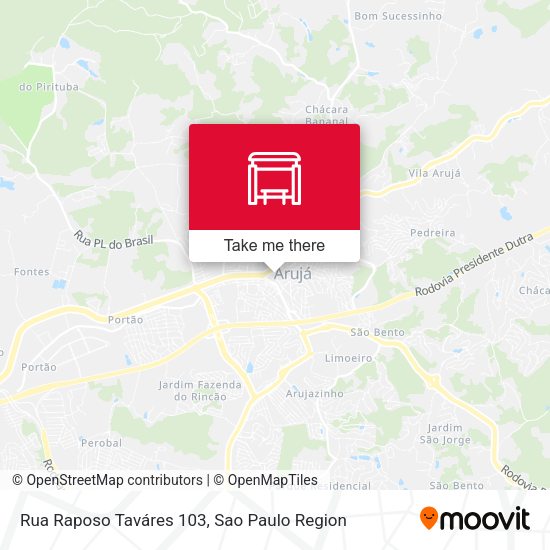Rua Raposo Taváres 103 map