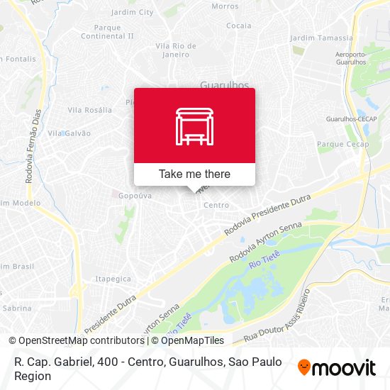 R. Cap. Gabriel, 400 - Centro, Guarulhos map