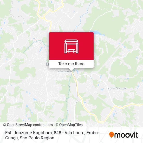 Estr. Inozume Kagohara, 848 - Vila Louro, Embu-Guaçu map