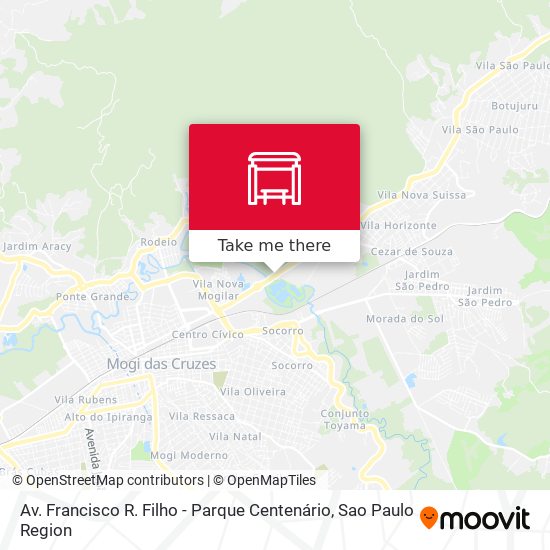 Av. Francisco R. Filho - Parque Centenário map