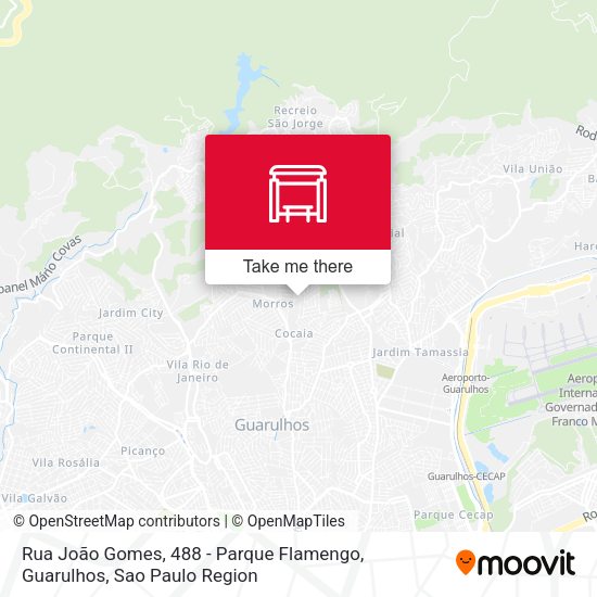 Rua João Gomes, 488 - Parque Flamengo, Guarulhos map