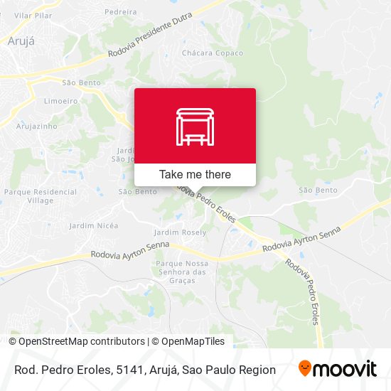 Rod. Pedro Eroles, 5141, Arujá map