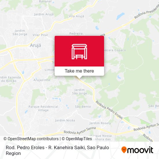 Rod. Pedro Eroles - R. Kanehira Saiki map