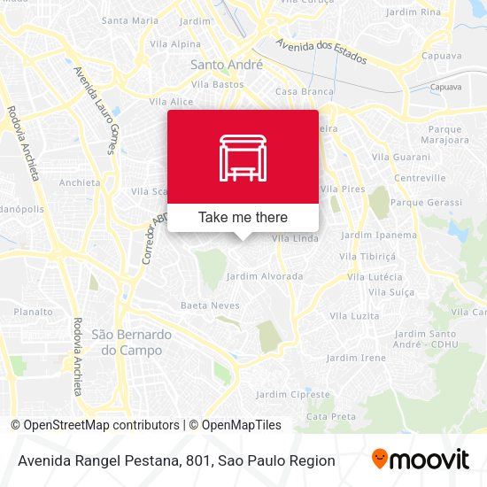 Avenida Rangel Pestana, 801 map