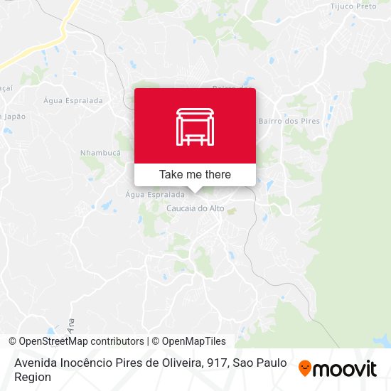 Avenida Inocêncio Pires de Oliveira, 917 map