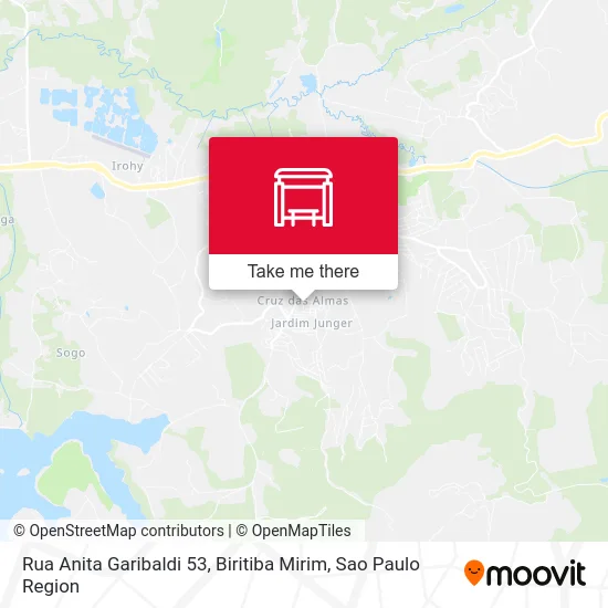 Rua Anita Garibaldi 53, Biritiba Mirim map