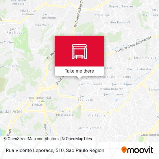 Rua Vicente Leporace, 510 map