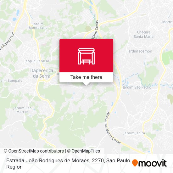 Estrada João Rodrigues de Moraes, 2270 map