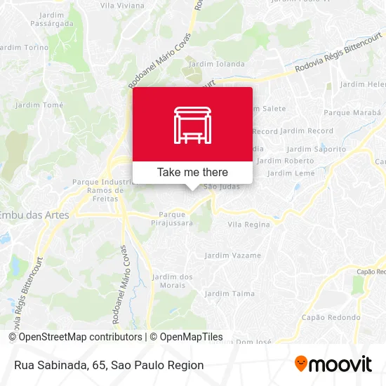 Rua Sabinada, 65 map