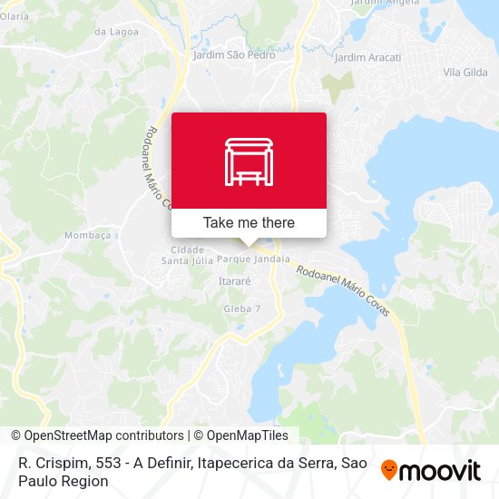 R. Crispim, 553 - A Definir, Itapecerica da Serra map