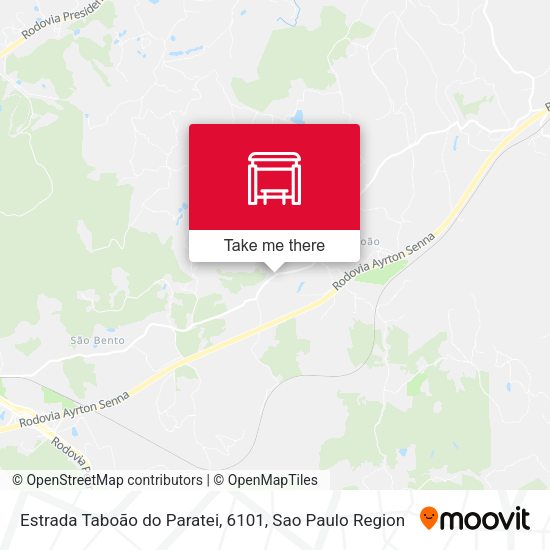 Estrada Taboão do Paratei, 6101 map