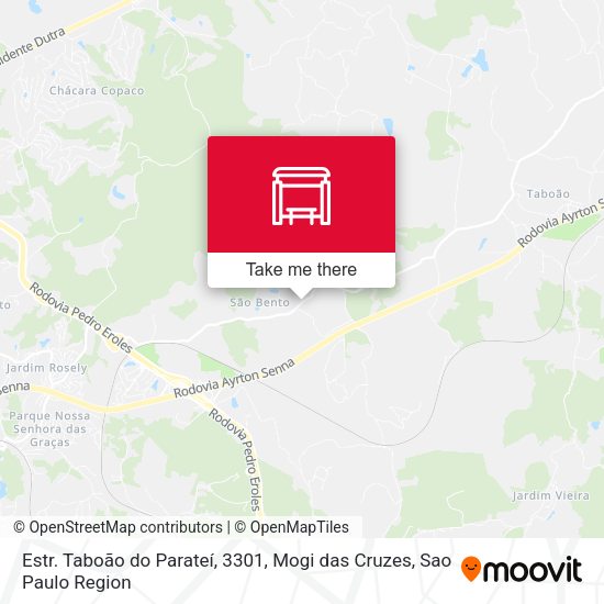 Estr. Taboão do Parateí, 3301, Mogi das Cruzes map