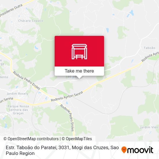 Estr. Taboão do Parateí, 3031, Mogi das Cruzes map
