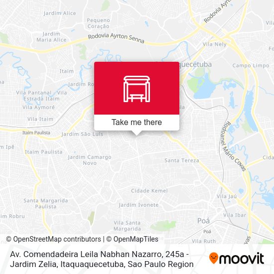 Av. Comendadeira Leila Nabhan Nazarro, 245a - Jardim Zelia, Itaquaquecetuba map