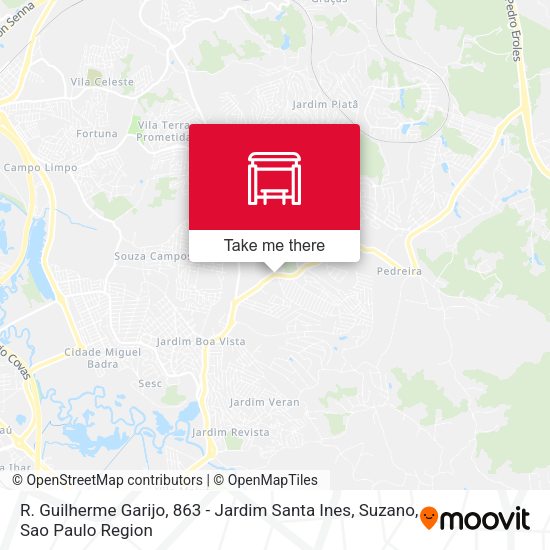 R. Guilherme Garijo, 863 - Jardim Santa Ines, Suzano map