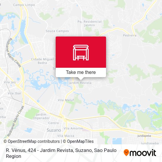 R. Vênus, 424 - Jardim Revista, Suzano map