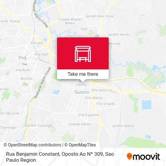 Rua Benjamin Constant, Oposto Ao Nº 309 map