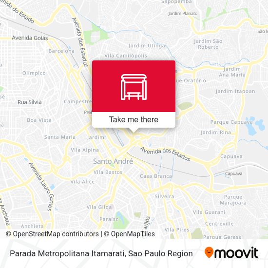 Parada Metropolitana Itamarati map