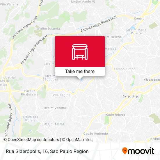 Rua Siderópolis, 16 map