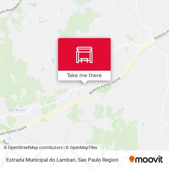 Estrada Municipal do Lambari map