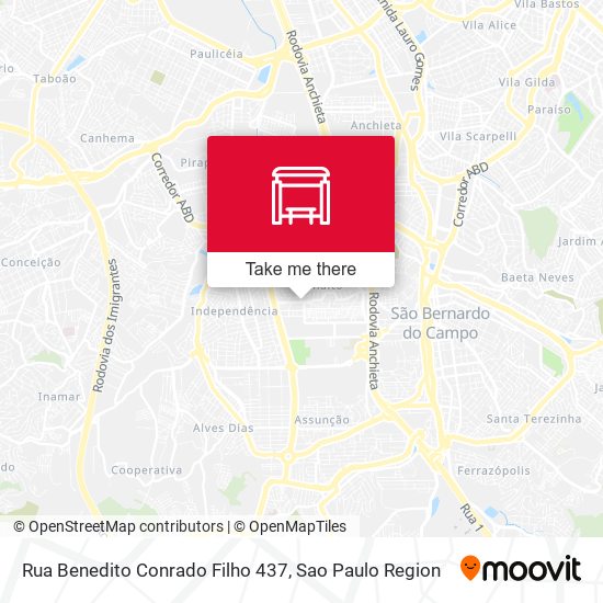 Rua Benedito Conrado Filho 437 map