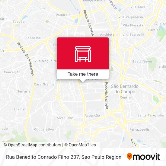 Rua Benedito Conrado Filho 207 map