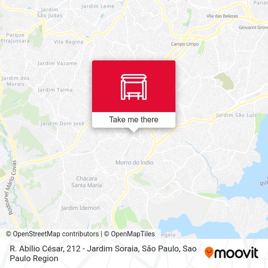R. Abílio César, 212 - Jardim Soraia, São Paulo map