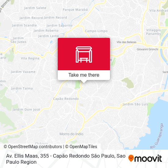 Av. Ellis Maas, 355 - Capão Redondo São Paulo map