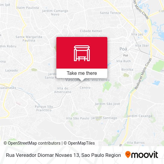 Rua Vereador Diomar Novaes 13 map