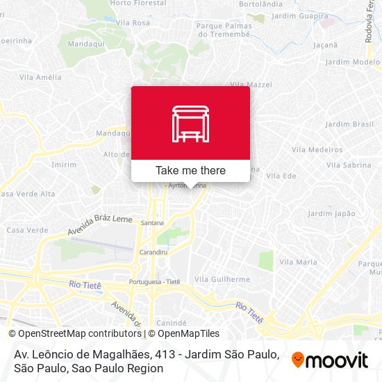 Av. Leôncio de Magalhães, 413 - Jardim São Paulo, São Paulo map