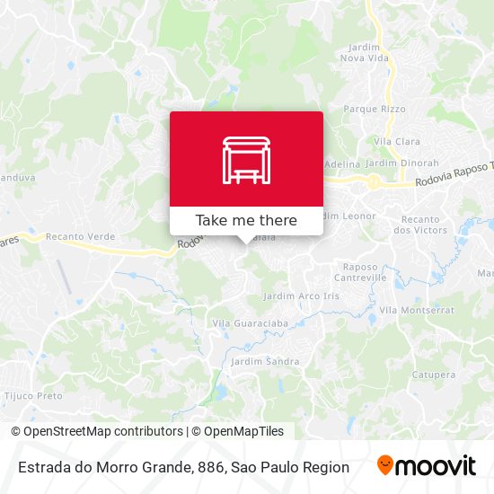 Estrada do Morro Grande, 886 map