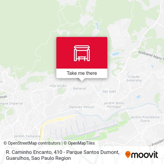 R. Caminho Encanto, 410 - Parque Santos Dumont, Guarulhos map