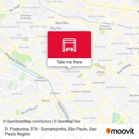 R. Purpurina, 376 - Sumarezinho, São Paulo map